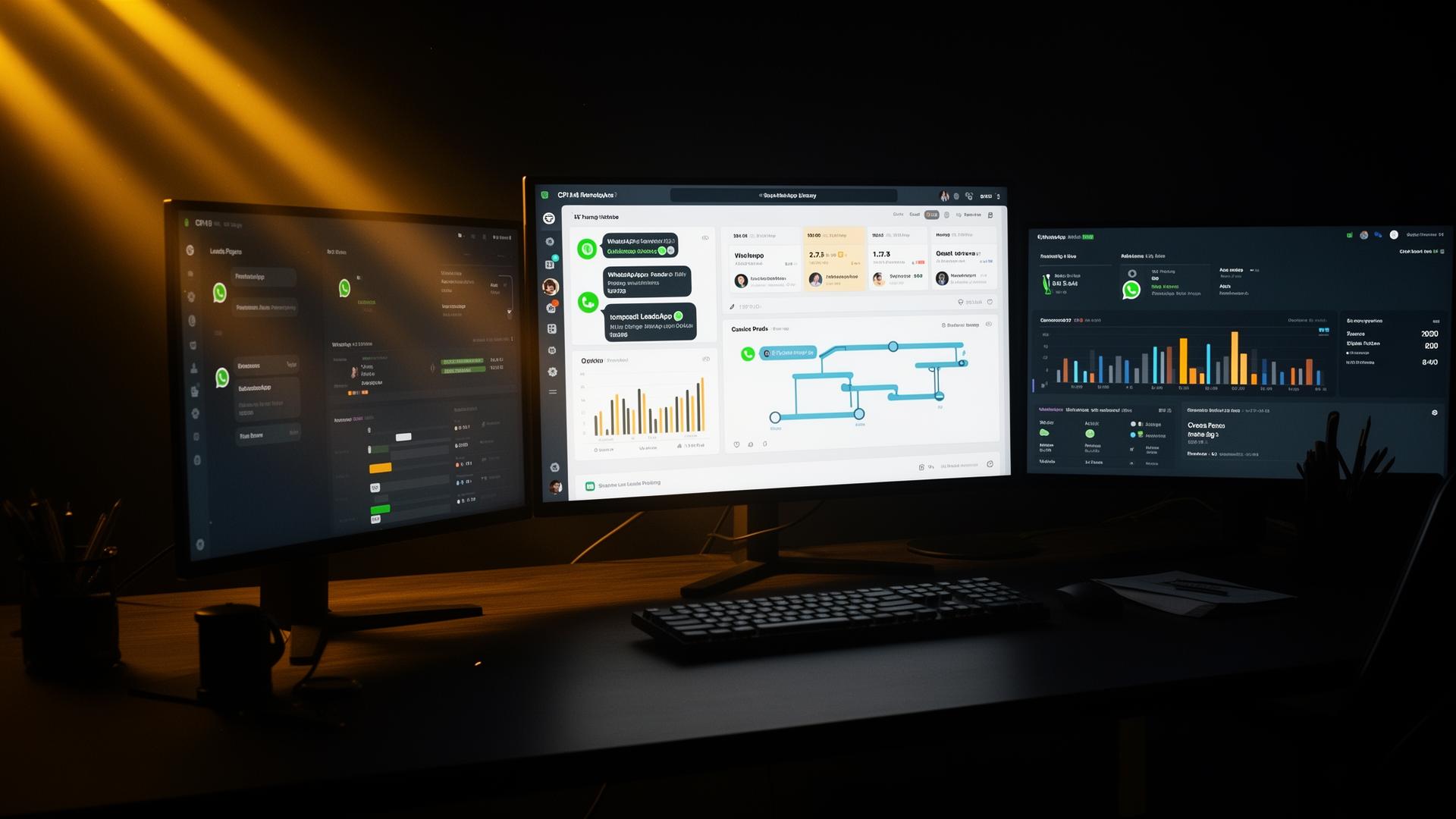 Plataforma LeadHands em operação